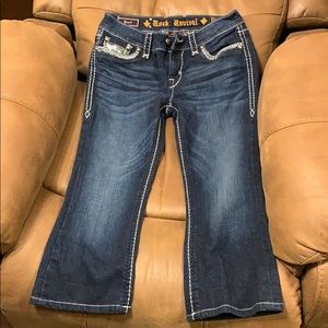 Rock Revival Cropped Jeans